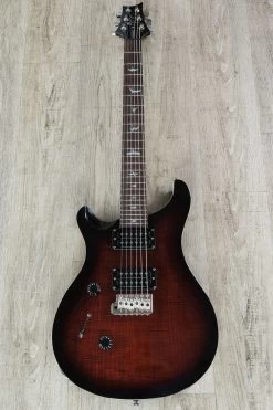 PRS Paul Reed Smith SE Custom 24 Left-Handed Electric Guitar With Gig Bag - Fire Red Burst -Musical Instrument Shop dsc00806
