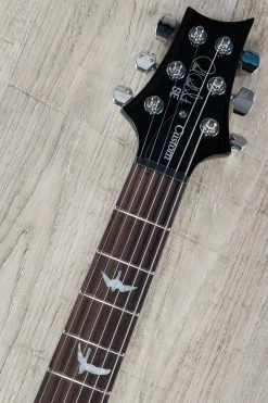 PRS Paul Reed Smith SE Custom 24 Left-Handed Electric Guitar With Gig Bag - Fire Red Burst -Musical Instrument Shop dsc00810