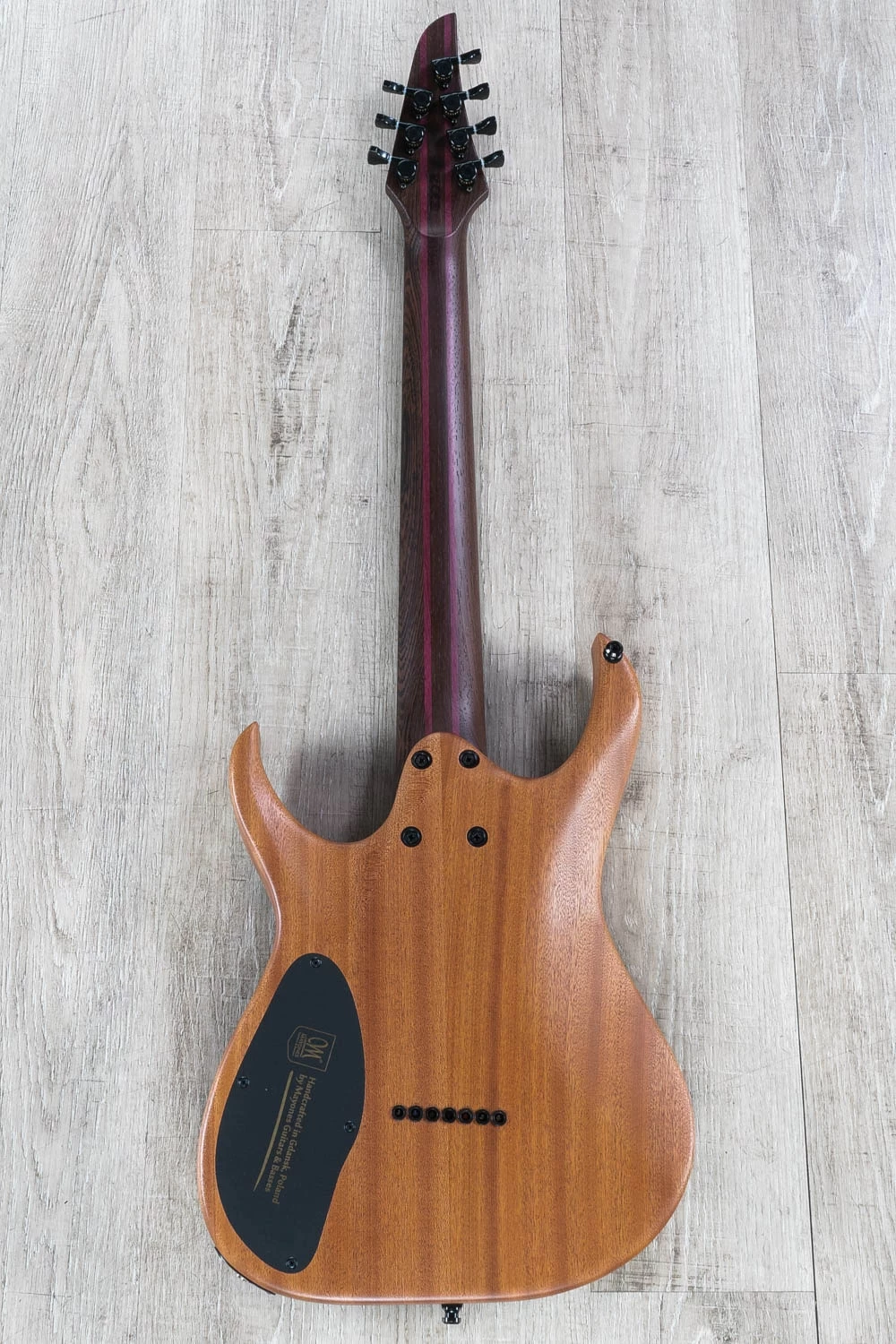 Mayones Duvell Elite 7, 7-String Guitar, Galaxy Blue Satin, Eye Poplar, Ebony 9 Mayones Duvell Elite 7, 7-String Guitar, Galaxy Blue Satin, Eye Poplar, Ebony - Image 7