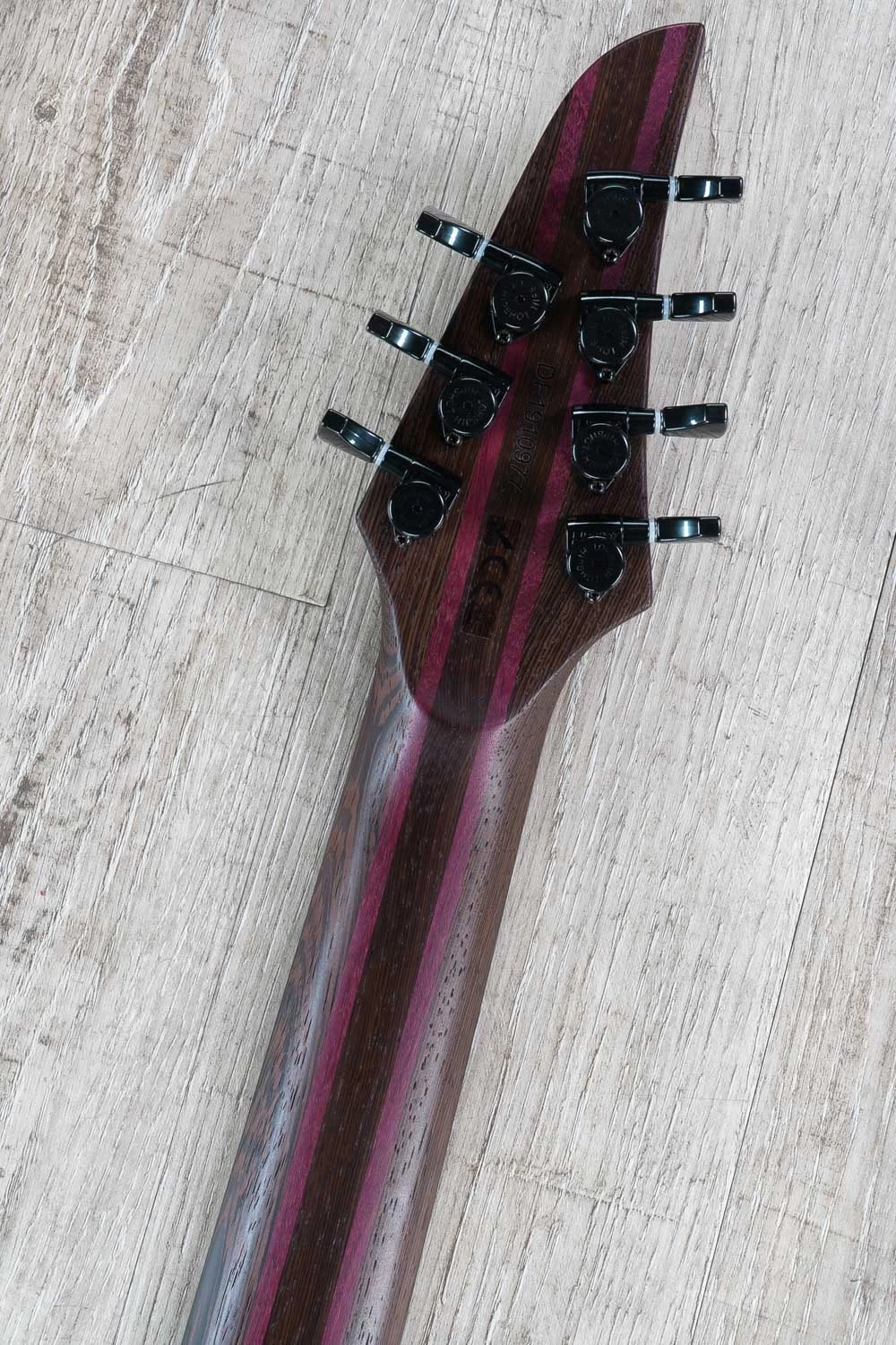 Mayones Duvell Elite 7, 7-String Guitar, Galaxy Blue Satin, Eye Poplar, Ebony 12 Mayones Duvell Elite 7, 7-String Guitar, Galaxy Blue Satin, Eye Poplar, Ebony - Image 10