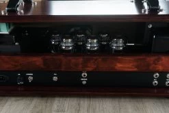 Verellen Amplifiers Meatsmoke 300-Watt Bass And Guitar Amplifier Head - Cherry Red Stain W/ Spalted Maple Fascia -Musical Instrument Shop dsc01394 2