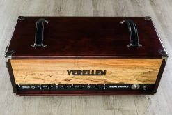Verellen Amplifiers Meatsmoke 300-Watt Bass And Guitar Amplifier Head - Cherry Red Stain W/ Spalted Maple Fascia