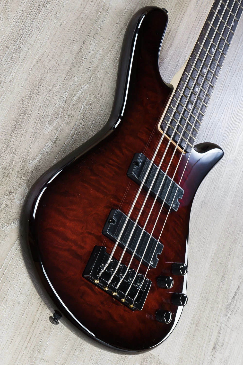 Spector Legend5 Classic 5-String Electric Bass - Black Cherry Gloss 4 Spector Legend5 Classic 5-String Electric Bass - Black Cherry Gloss - Image 2