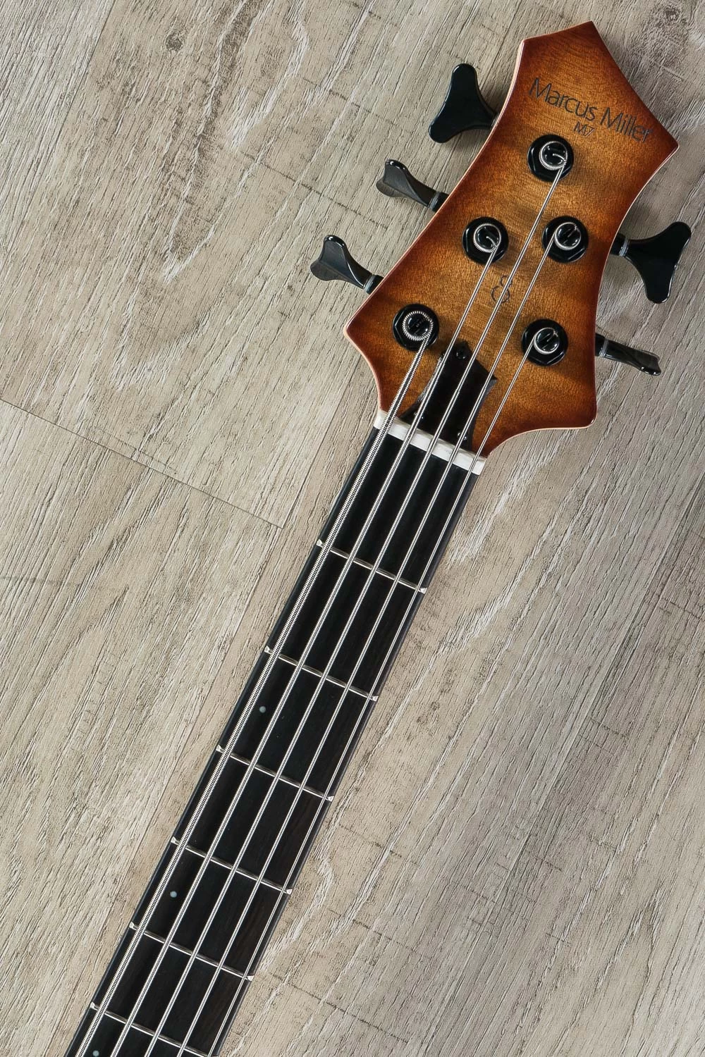 Sire Marcus Miller M7 5-String 2nd Generation Bass, Brown Sunburst (BRS), Flame Maple Top, Alder Body, Ebony Board 8 Sire Marcus Miller M7 5-String 2nd Generation Bass, Brown Sunburst (BRS), Flame Maple Top, Alder Body, Ebony Board - Image 6