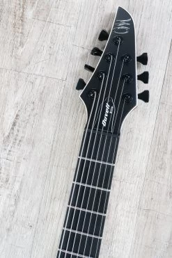 Mayones Duvell Elite 7 7-String Guitar, Trans Black, Eye Poplar Top, Ebony Board -Musical Instrument Shop dsc02124