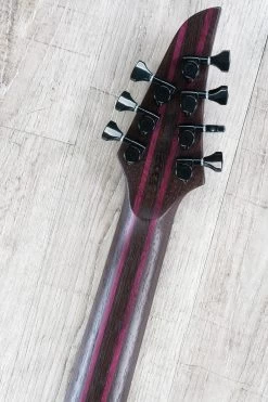 Mayones Duvell Elite 7 7-String Guitar, Trans Black, Eye Poplar Top, Ebony Board -Musical Instrument Shop dsc02137