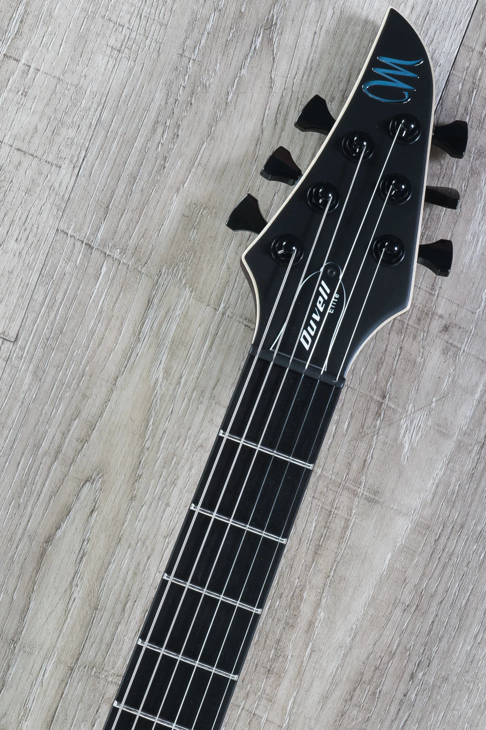 Mayones Duvell Elite 6 Guitar, Transparent Red Satin, Eye Poplar Top, Ebony Fretboard, Duncan Pickups 8 Mayones Duvell Elite 6 Guitar, Transparent Red Satin, Eye Poplar Top, Ebony Fretboard, Duncan Pickups - Image 6