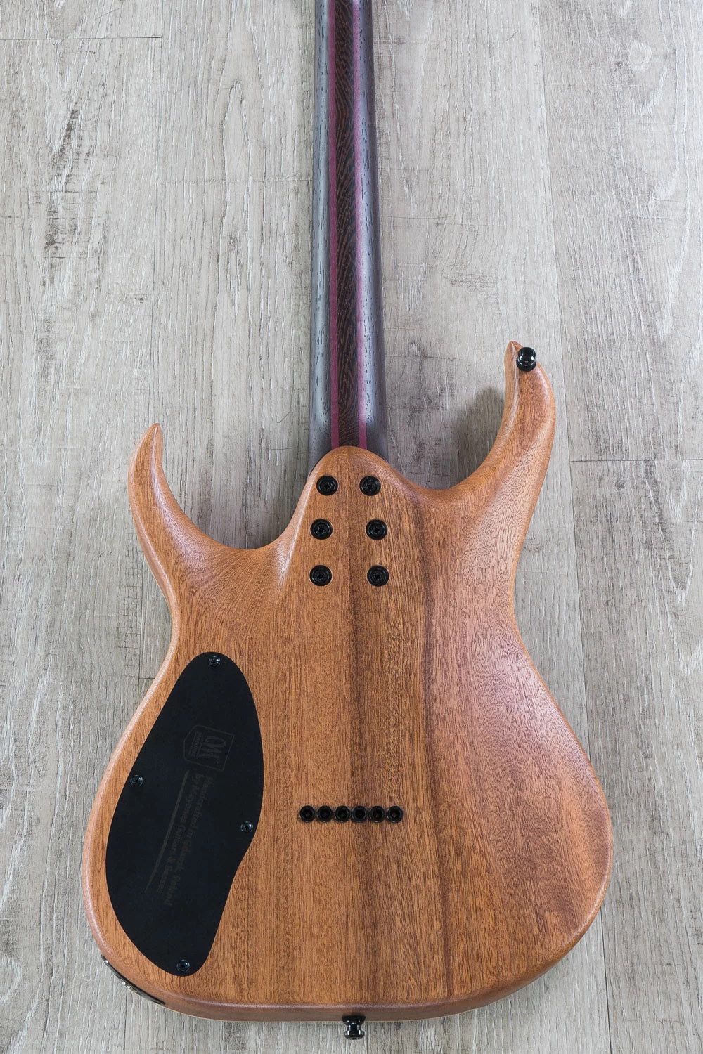 Mayones Duvell Elite 6 Guitar, Transparent Red Satin, Eye Poplar Top, Ebony Fretboard, Duncan Pickups 6 Mayones Duvell Elite 6 Guitar, Transparent Red Satin, Eye Poplar Top, Ebony Fretboard, Duncan Pickups - Image 4