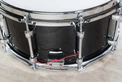 Sakae SD1465MASTB Maple Snare Drum, 14 X 6.5, See Through Black -Musical Instrument Shop dsc02373 5