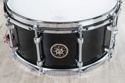Sakae SD1465MASTB Maple Snare Drum, 14 X 6.5, See Through Black -Musical Instrument Shop dsc02375 6