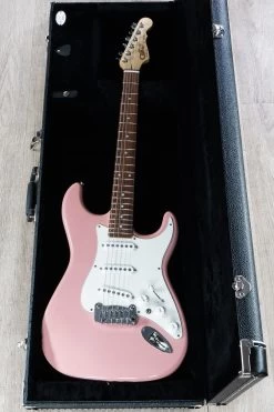 G&L USA S-500 Guitar, Shell Pink, Caribbean Rosewood Fretboard -Musical Instrument Shop dsc02611 1