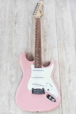 G&L USA S-500 Guitar, Shell Pink, Caribbean Rosewood Fretboard -Musical Instrument Shop dsc02613 3