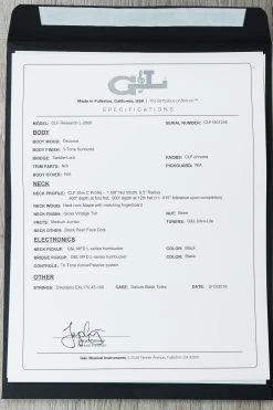 G&L USA L-2000 CLF Research Limited Edition Bass, 3-Tone Sunburst, Slim Neck Profile, Mahogany Body -Musical Instrument Shop dsc02848