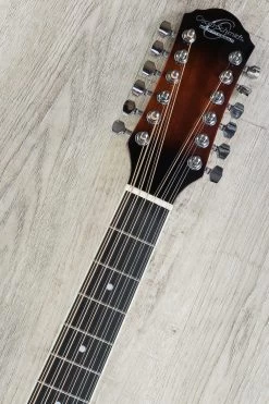 Oscar Schmidt OD312CE 12-String Dreadnought Acoustic-Electric Guitar - Black Cherry -Musical Instrument Shop dsc02996