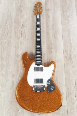 Ernie Ball Music Man BFR Limited Edition Stingray Guitar, Atomic Orange, Ebony Fretboard, Figured Roasted Maple Neck -Musical Instrument Shop dsc03315 4