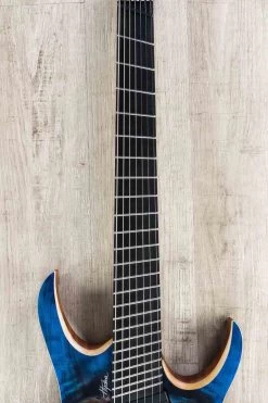 Mayones Hydra Elite 7 VF Multi-Scale 7-String Guitar, Purple Blue Burst, Eye Poplar Top, Fishman Fluence Pickups -Musical Instrument Shop dsc03395