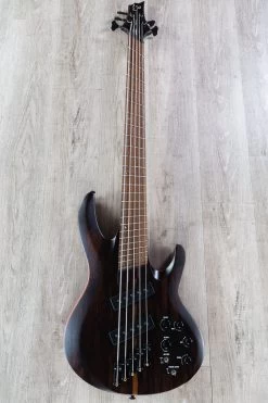 ESP LTD B-1005 5-String Bass Guitar, Pau Ferro Fingerboard, Bocote Top, Natural Satin 14 ESP LTD B-1005 5-String Bass Guitar, Pau Ferro Fingerboard, Bocote Top, Natural Satin -Musical Instrument Shop dsc03570 1