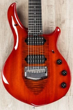 Ernie Ball Music Man John Petrucci Majesty, 7-String, Red Sunrise