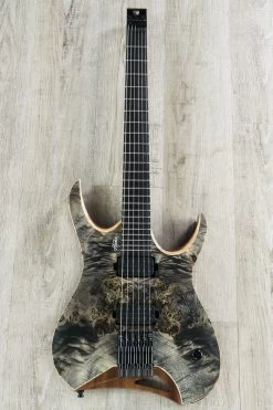 Mayones Hydra Elite 6 Headless Guitar, Transparent Graphite, Ebony Fretboard, Seymour Duncan Pickups 13 Mayones Hydra Elite 6 Headless Guitar, Transparent Graphite, Ebony Fretboard, Seymour Duncan Pickups -Musical Instrument Shop dsc03907