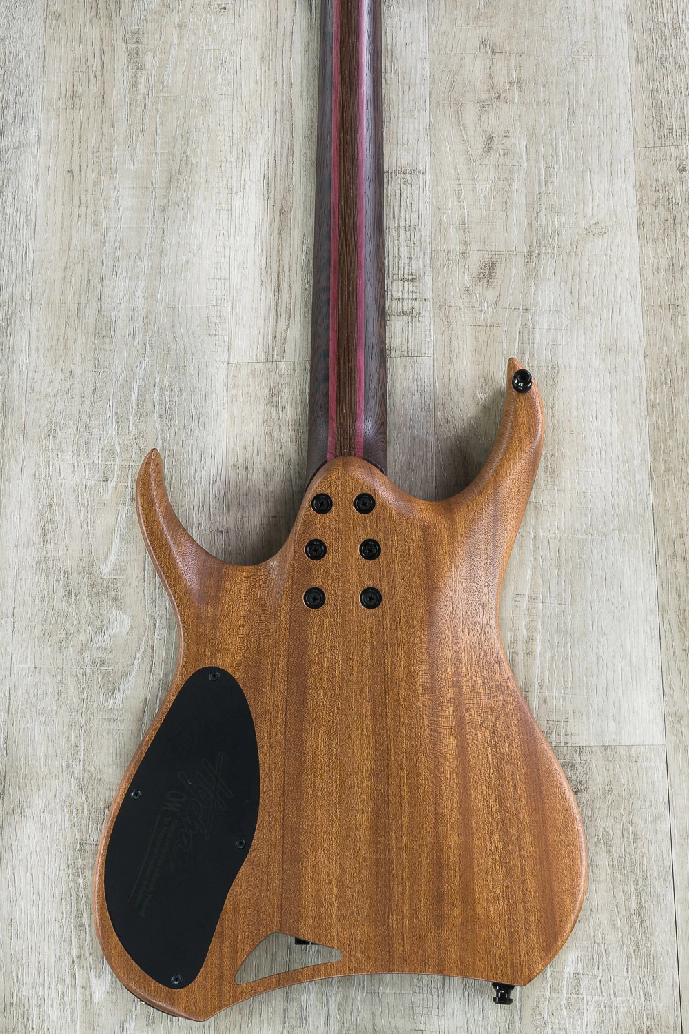 Mayones Hydra Elite 6 Headless Guitar, Transparent Graphite, Ebony Fretboard, Seymour Duncan Pickups 6 Mayones Hydra Elite 6 Headless Guitar, Transparent Graphite, Ebony Fretboard, Seymour Duncan Pickups - Image 4