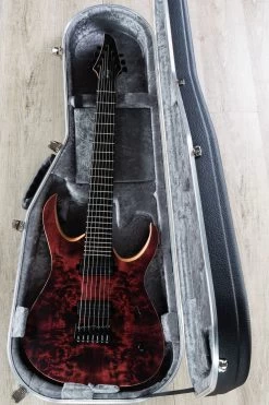 Mayones Duvell Elite 7 Guitar, Dirty Red, Eye Poplar Top, Ebony Board, 7-String 20 Mayones Duvell Elite 7 Guitar, Dirty Red, Eye Poplar Top, Ebony Board, 7-String -Musical Instrument Shop dsc04113