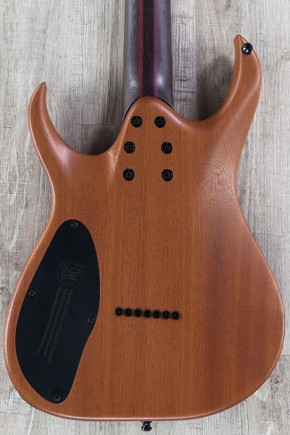 Mayones Duvell Elite 7 Guitar, Dirty Red, Eye Poplar Top, Ebony Board, 7-String 8 Mayones Duvell Elite 7 Guitar, Dirty Red, Eye Poplar Top, Ebony Board, 7-String - Image 6