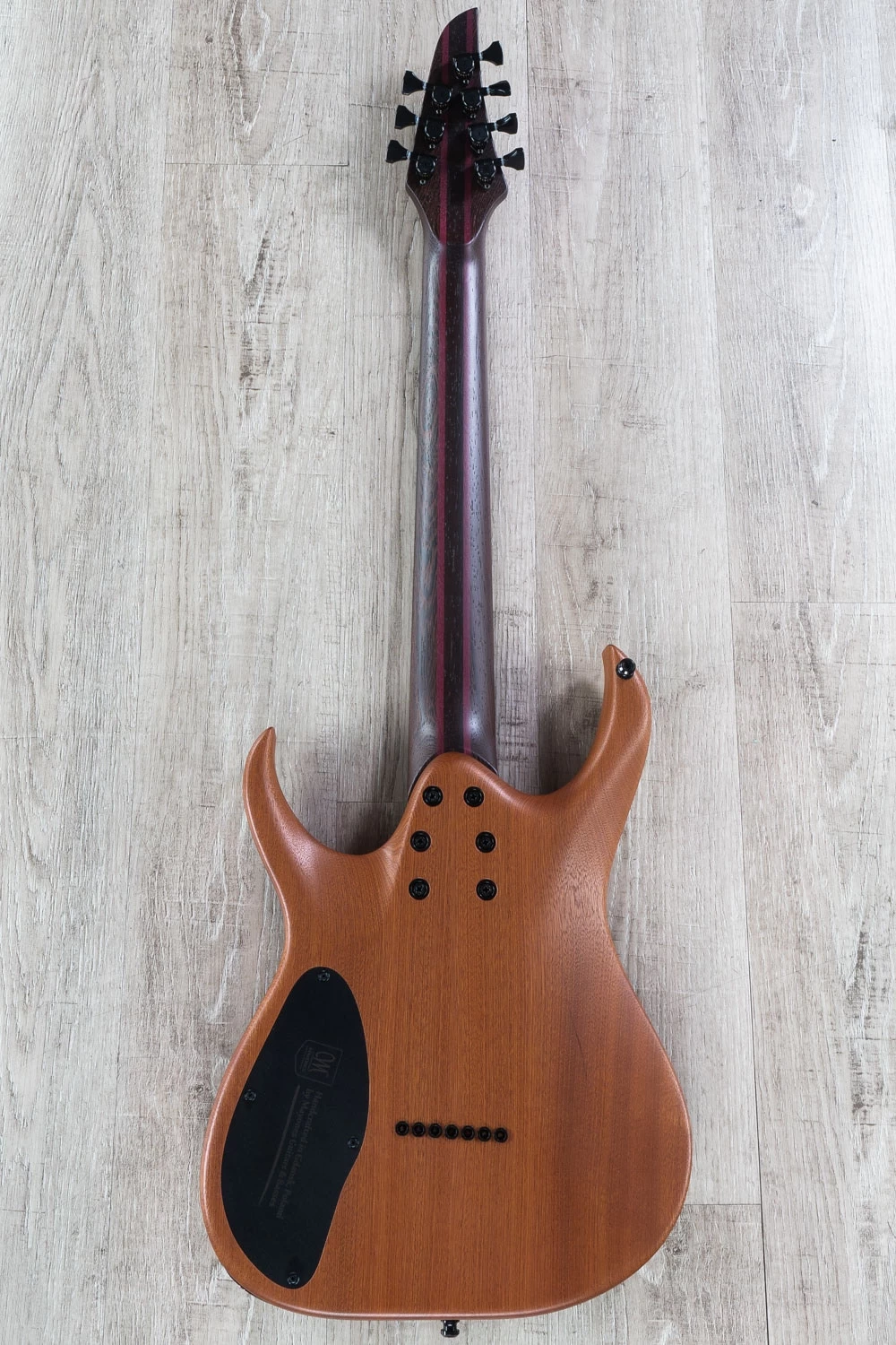 Mayones Duvell Elite 7 Guitar, Dirty Red, Eye Poplar Top, Ebony Board, 7-String 7 Mayones Duvell Elite 7 Guitar, Dirty Red, Eye Poplar Top, Ebony Board, 7-String - Image 5