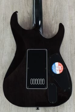 ESP LTD MH-1000 Evertune Left-Handed Electric Guitar, Flamed Maple Top - See Thru Black -Musical Instrument Shop dsc04230 2