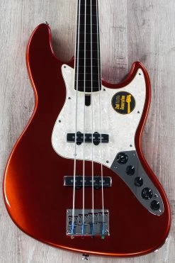 Sire Marcus Miller V7 2nd Gen Bass Guitar, Alder, Fretless, BMR Red