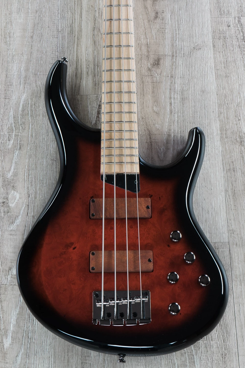 MTD Kingston Z Bass Guitar, 4-String, Maple Fingerboard, Cherry Sunburst 3 MTD Kingston Z Bass Guitar, 4-String, Maple Fingerboard, Cherry Sunburst