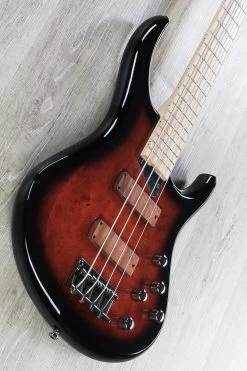 MTD Kingston Z Bass Guitar, 4-String, Maple Fingerboard, Cherry Sunburst 9 MTD Kingston Z Bass Guitar, 4-String, Maple Fingerboard, Cherry Sunburst -Musical Instrument Shop dsc04393 4 copy