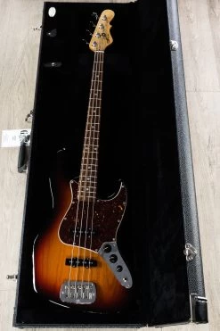 G&L USA Fullerton Deluxe JB Bass, 3-Tone Sunburst, Caribbean Rosewood Fretboard -Musical Instrument Shop dsc04412 1