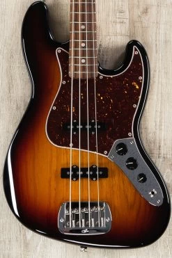 G&L USA Fullerton Deluxe JB Bass, 3-Tone Sunburst, Caribbean Rosewood Fretboard