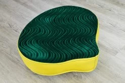 Pork Pie Percussion Big Boy Drum Throne, Yellow/ Green Swirl -Musical Instrument Shop dsc04698