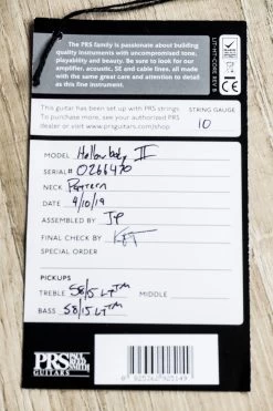 PRS Paul Reed Smith Hollowbody II Guitar, Fire Red Burst, Flame Maple Top And Back -Musical Instrument Shop dsc04871 3