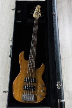 G&L USA L-2500 5 String Bass, Exotic Ovangkol Top And Mahogany Body, Rosewood Fretboard -Musical Instrument Shop dsc05199