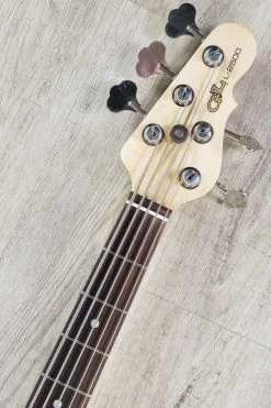 G&L USA L-2500 5 String Bass, Exotic Ovangkol Top And Mahogany Body, Rosewood Fretboard -Musical Instrument Shop dsc05203