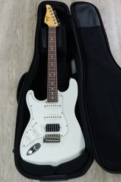 Suhr Classic Antique Pro HSS Left-Handed Guitar, Olympic White, Rosewood Fretboard, 8.1 Lbs. -Musical Instrument Shop dsc06278 1