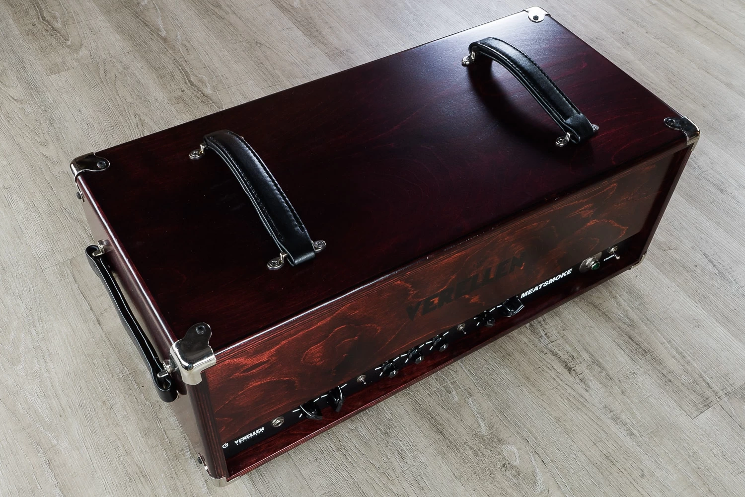 Verellen Amplifiers Meatsmoke 300-Watt Bass And Guitar Amplifier Head - Cherry Wine Stain 6 Verellen Amplifiers Meatsmoke 300-Watt Bass And Guitar Amplifier Head - Cherry Wine Stain - Image 4