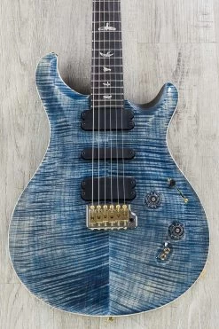PRS Paul Reed Smith 509 10-Top Guitar, Faded Whale Blue, Pattern Regular Neck, Flame Maple
