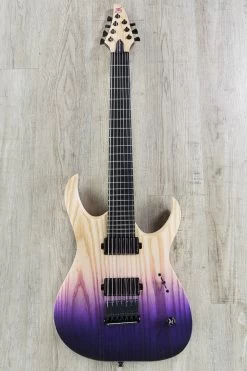 Mayones Duvell Q7 John Browne Signature 7-String Electric Guitar, Ebony Fingerboard, Hard Case - Winter Heather (Ash) -Musical Instrument Shop dsc07417 1