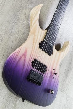 Mayones Duvell Q7 John Browne Signature 7-String Electric Guitar, Ebony Fingerboard, Hard Case - Winter Heather (Ash) -Musical Instrument Shop dsc07418 1