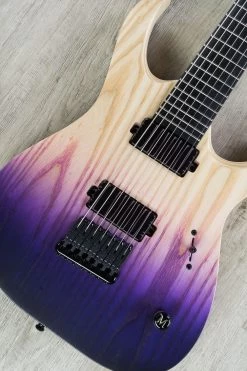 Mayones Duvell Q7 John Browne Signature 7-String Electric Guitar, Ebony Fingerboard, Hard Case - Winter Heather (Ash) -Musical Instrument Shop dsc07419 2