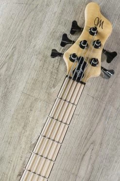 Mayones Slogan Classic 5 5-String Bass, Myrtlewood Top, Maple Fretboard, Bartolini Pickups, Aguilar Preamp, 9.4 Lbs. -Musical Instrument Shop dsc07948