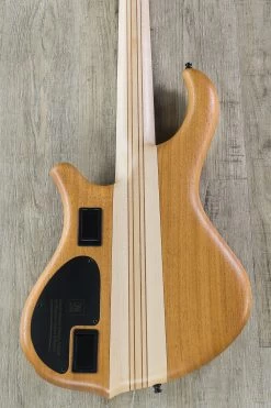 Mayones Slogan Classic 5 5-String Bass, Myrtlewood Top, Maple Fretboard, Bartolini Pickups, Aguilar Preamp, 9.4 Lbs. -Musical Instrument Shop dsc07950 2