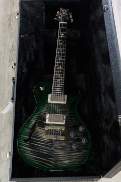 PRS Paul Reed Smith McCarty Singlecut 594 Semi-Hollow 10-Top Guitar, Charcoal Emerald Burst Wrap, Flame Maple, Rosewood 21 PRS Paul Reed Smith McCarty Singlecut 594 Semi-Hollow 10-Top Guitar, Charcoal Emerald Burst Wrap, Flame Maple, Rosewood -Musical Instrument Shop dsc07962 3