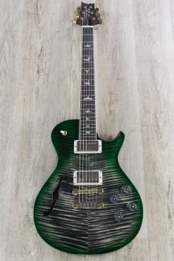PRS Paul Reed Smith McCarty Singlecut 594 Semi-Hollow 10-Top Guitar, Charcoal Emerald Burst Wrap, Flame Maple, Rosewood 16 PRS Paul Reed Smith McCarty Singlecut 594 Semi-Hollow 10-Top Guitar, Charcoal Emerald Burst Wrap, Flame Maple, Rosewood -Musical Instrument Shop dsc07963 4