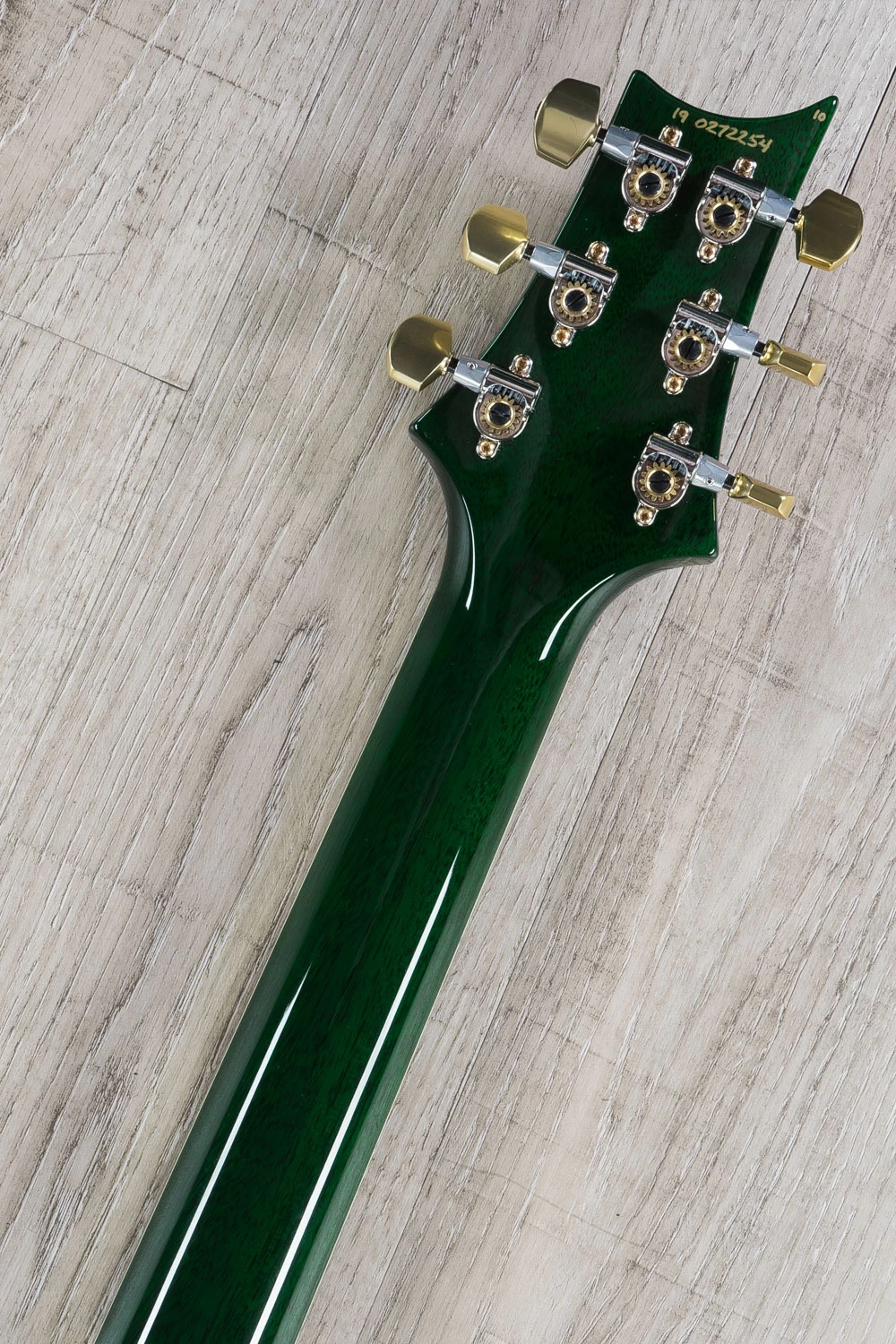 PRS Paul Reed Smith McCarty Singlecut 594 Semi-Hollow 10-Top Guitar, Charcoal Emerald Burst Wrap, Flame Maple, Rosewood 10 PRS Paul Reed Smith McCarty Singlecut 594 Semi-Hollow 10-Top Guitar, Charcoal Emerald Burst Wrap, Flame Maple, Rosewood - Image 8