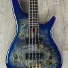 Ibanez SR2600E CBB Premium 4-String Electric Bass, Poplar Burl Top - Cerulean Blue Burst -Musical Instrument Shop dsc08254 2