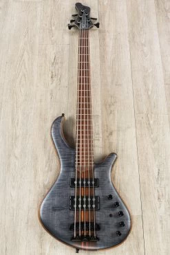 Mayones Patriot Tank 5, 5-String Bass, Trans Graphite Finish, Flame Maple Top, Nordstrand Pickups -Musical Instrument Shop dsc08725 2